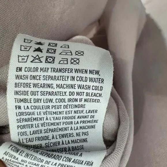 American Eagle Outfitters Women’s Size Medium Light Purple Boyfriend Fit Shirt - Picture 6 of 10